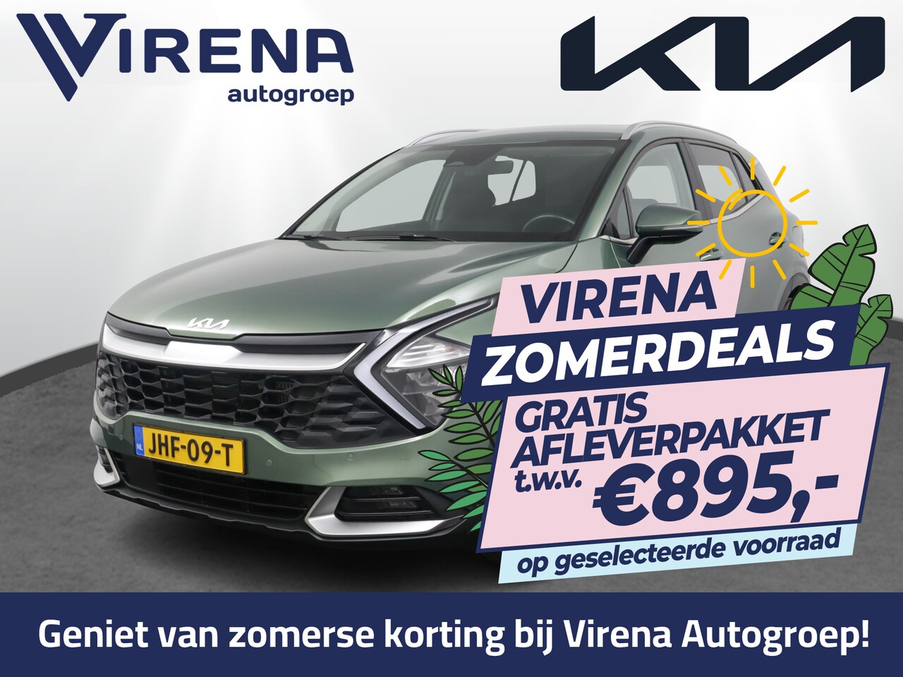 Kia Sportage - 1.6 T-GDi Plug-in Hybrid AWD DynamicLine Automaat Airco - Apple Carplay/Android Auto - Cru - AutoWereld.nl