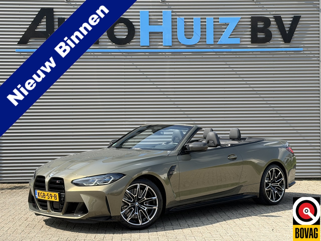 BMW 4-serie Cabrio - M4 xDrive Competition 510 PK Individual Messing Metallic M Carbon Interieur / Exterieur He - AutoWereld.nl