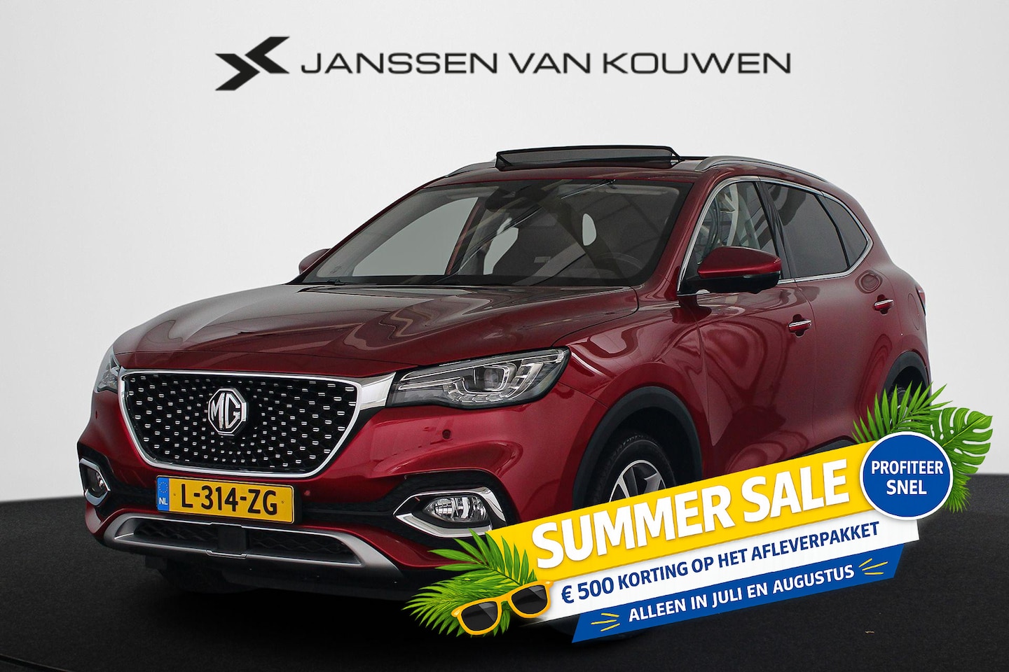 MG EHS - 1.5 TGDI Luxury Trekhaak Panoramadak Leder Stoelverwarming 360-Camera - AutoWereld.nl