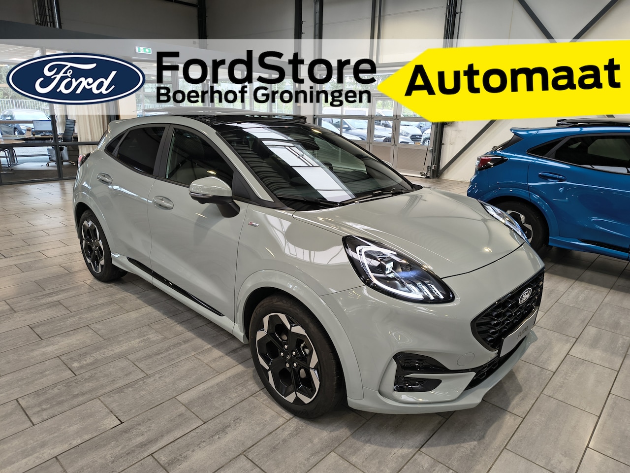 Ford Puma - EcoBoost Hybrid 155PK ST-Line X | Winter Pack | Pano | 360° Camera | B&O | Matrix LED | El - AutoWereld.nl