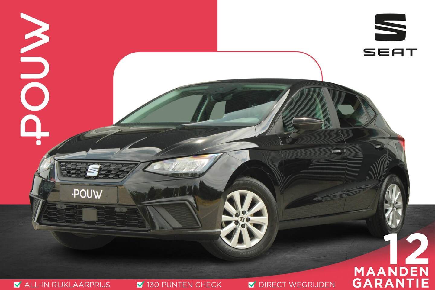 SEAT Ibiza - 1.0 EcoTSI 95pk Style Business Connect | Navigatie | Apple CarPlay/ Android Auto | Stoelve - AutoWereld.nl