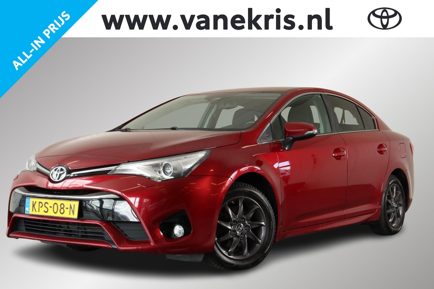 Toyota Avensis - 1.8 VVT-i Lease Pro Limited, Trekhaak, ,Cruise control, Navi, parkeercamera. - AutoWereld.nl