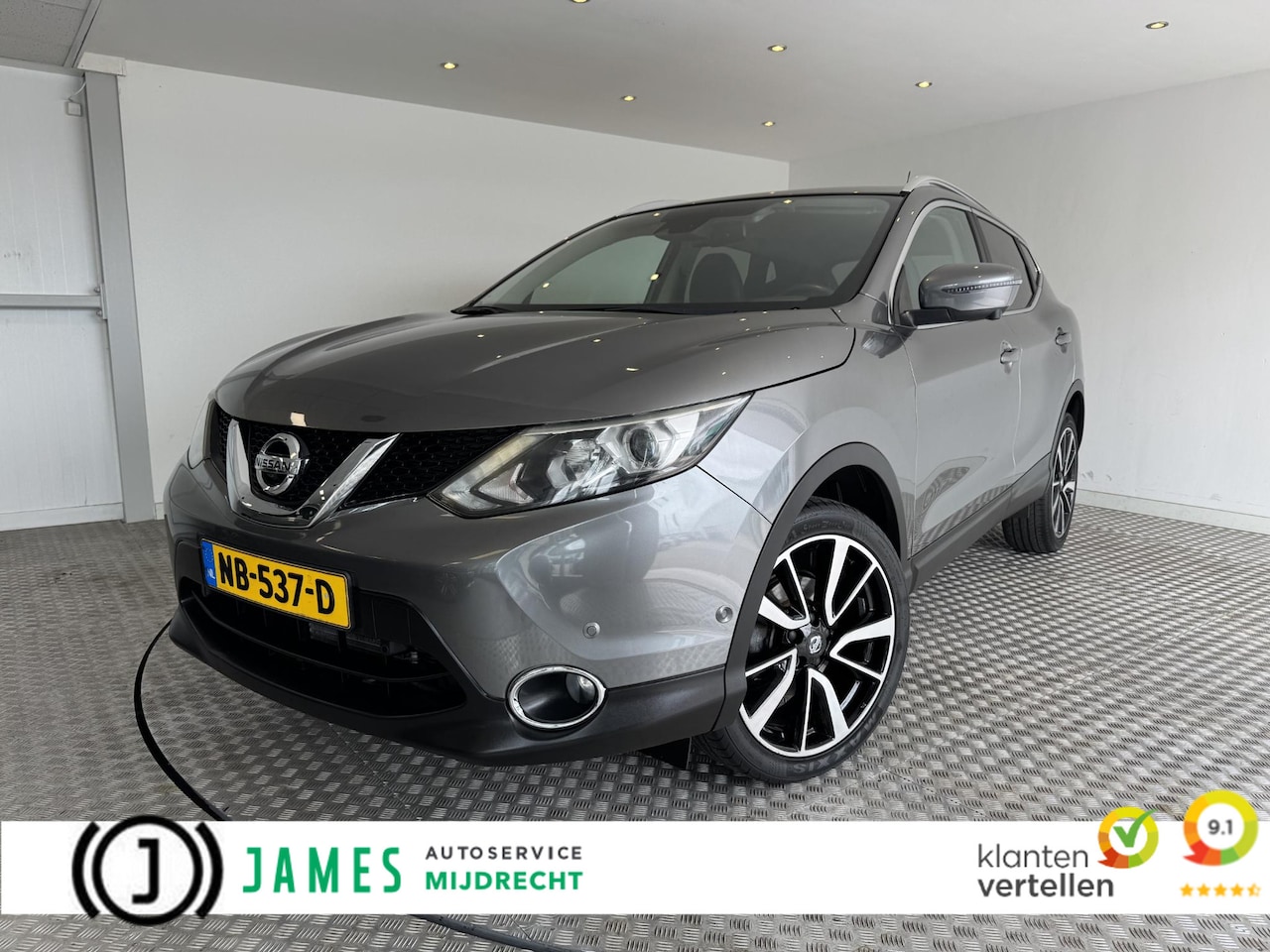 Nissan Qashqai - 1.2 Tekna Automaat / Leder / Trekhaak - AutoWereld.nl