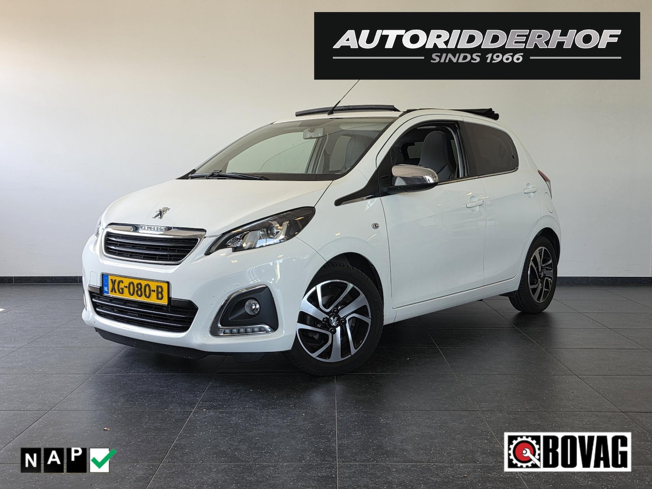 Peugeot 108 - 1.0 e-VTi Allure TOP! | Automaat | Stoelverwarming | Camera | Lederen bekleding - AutoWereld.nl