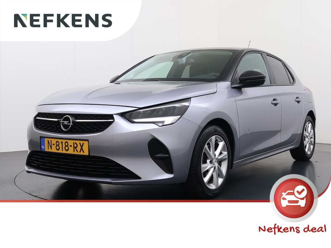 Opel Corsa - 100pk Edition | 1ste eigenaar | Camera | Stoelverwarming | ZWART dak | LED lampen | AppleC - AutoWereld.nl