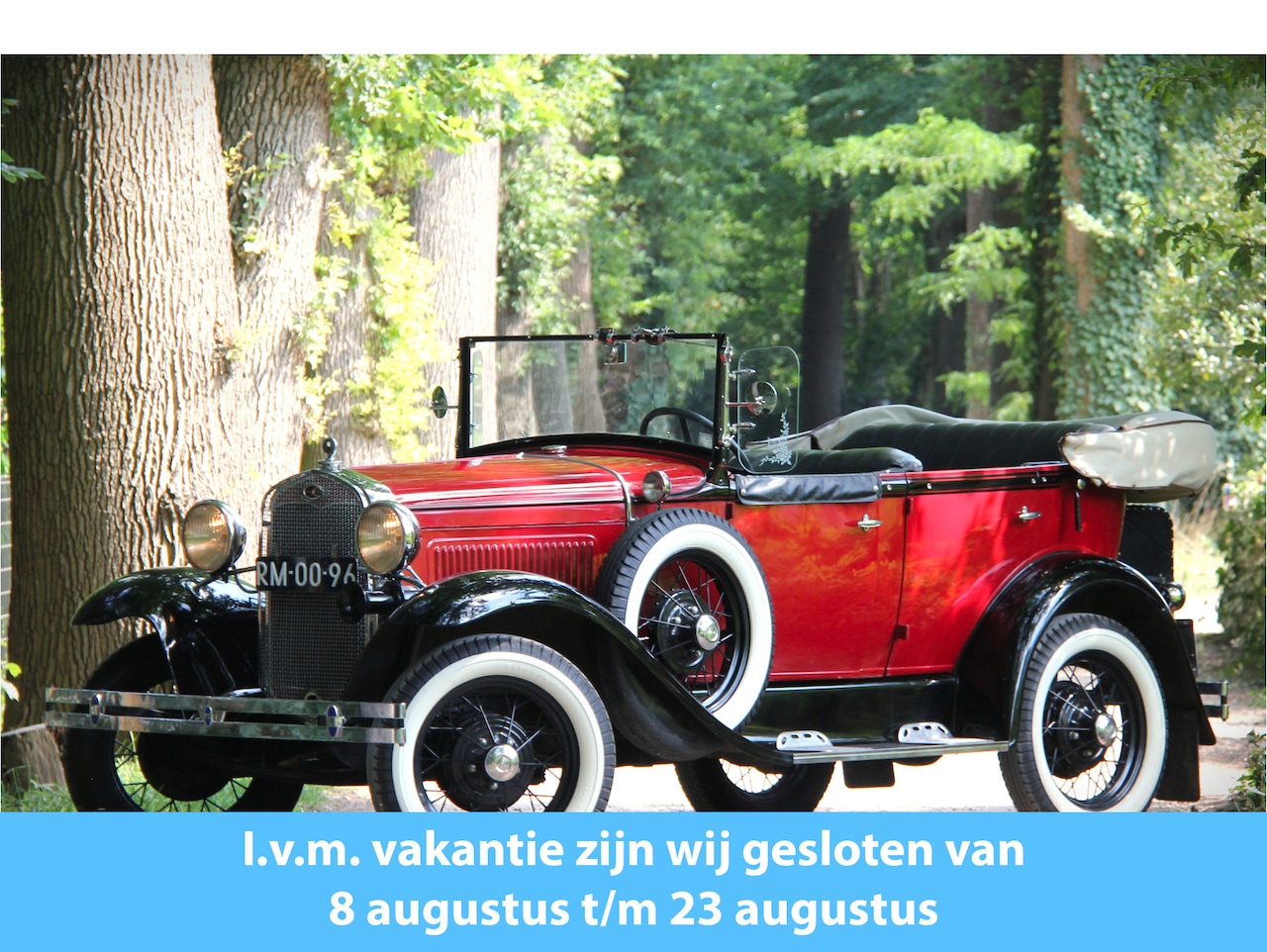 Ford Model A - Ford Pheaton 1931 4deurs Cabriolet | Whitewalls | Dubbel reserve wielen | Koffer - AutoWereld.nl