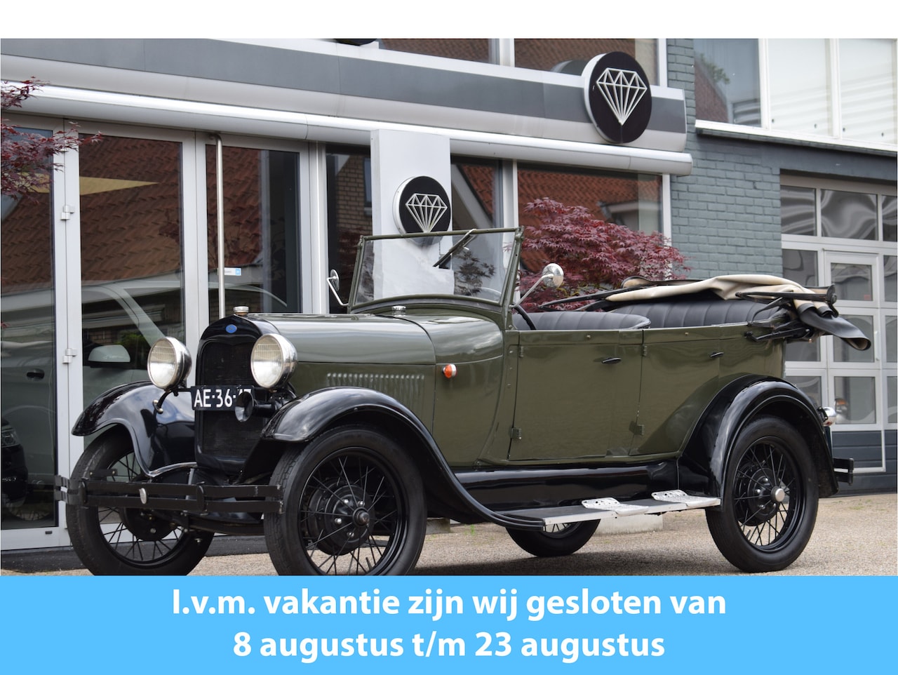 Ford Model A - Pheaton 1929 A-Ford 4-deurs cabriolet! - AutoWereld.nl