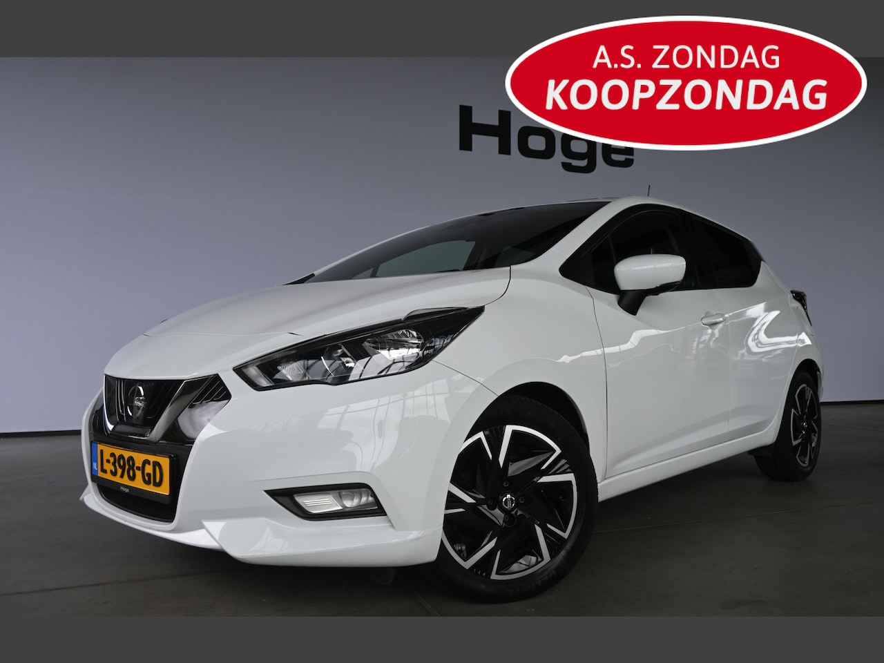 Nissan Micra - 1.0 IG-T Tekna Navigatie Clima PDC Cruise control 1e Eigenaar 100% Onderhouden! Inruil Mog - AutoWereld.nl