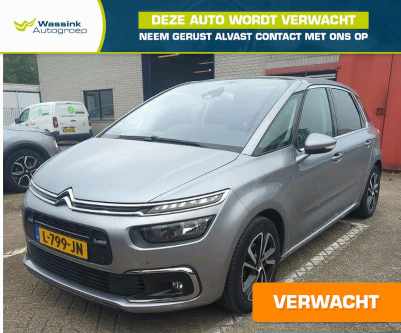 Citroën C4 SpaceTourer - 1.2 PureTech Feel 8-Traps Automaat | Navigatie | Camera | Climate Control | Trekhaak - AutoWereld.nl