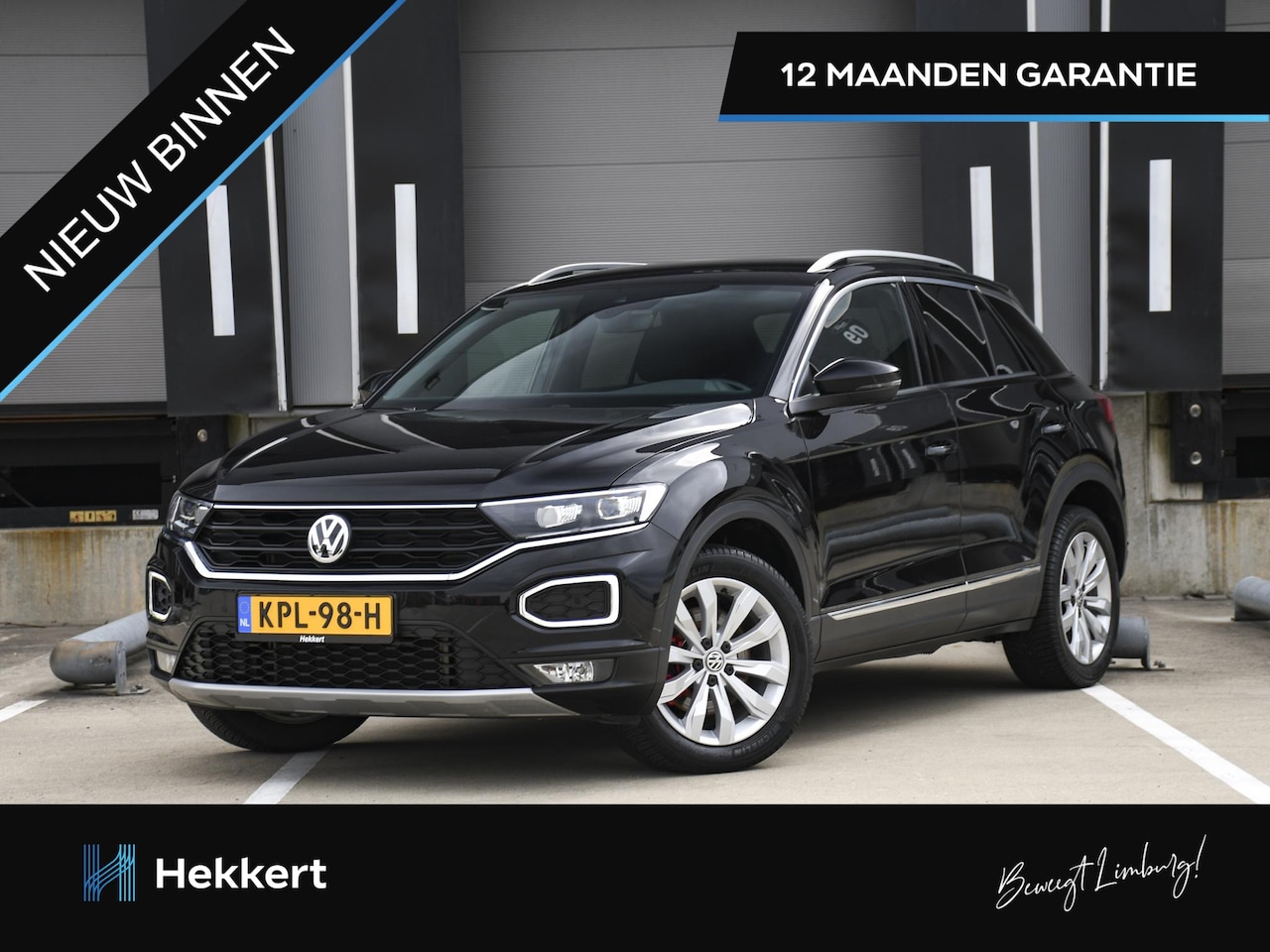 Volkswagen T-Roc - Sport 1.5 TSI 150pk Automaat ADAPT. CC | 17''LM | DODE HOEK | PDC | APPLE-CARPLAY | STOELV - AutoWereld.nl