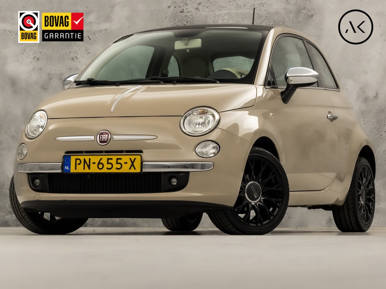 Fiat 500 - 1.2 Lounge (PANORAMADAK, NAVIGATIE, LM VELGEN, SPORTSTOELEN, BLUETOOTH, NIEUWSTAAT) - AutoWereld.nl