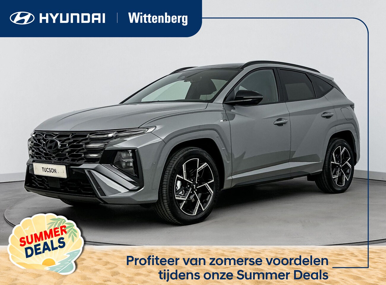Hyundai Tucson - 1.6 T-GDI HEV N Line Sky | Apple Carplay/Android Auto | Lichtmetalen wielen 5-spaaks 19" N - AutoWereld.nl
