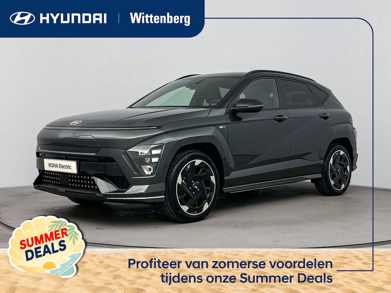 Hyundai Kona Electric - N Line Business 64.8 kWh Airco (automatisch) | Apple Carplay/ Android Auto | lichtmetalen - AutoWereld.nl