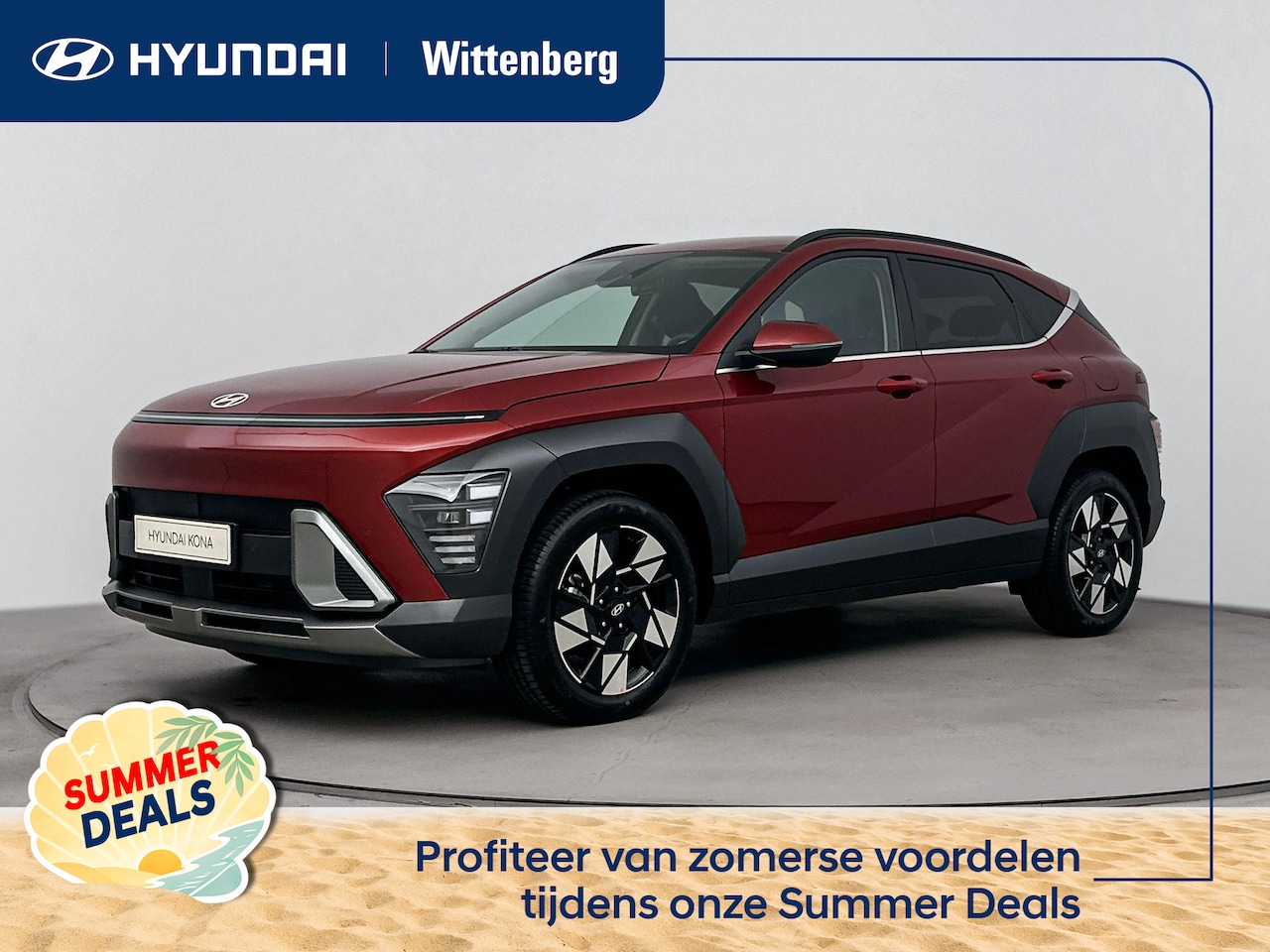 Hyundai Kona - 1.6 GDI HEV Premium | LEDEREN STOELEN | STOEL VERWARMING EN KOELING | SNEL LEVERBAAR - AutoWereld.nl