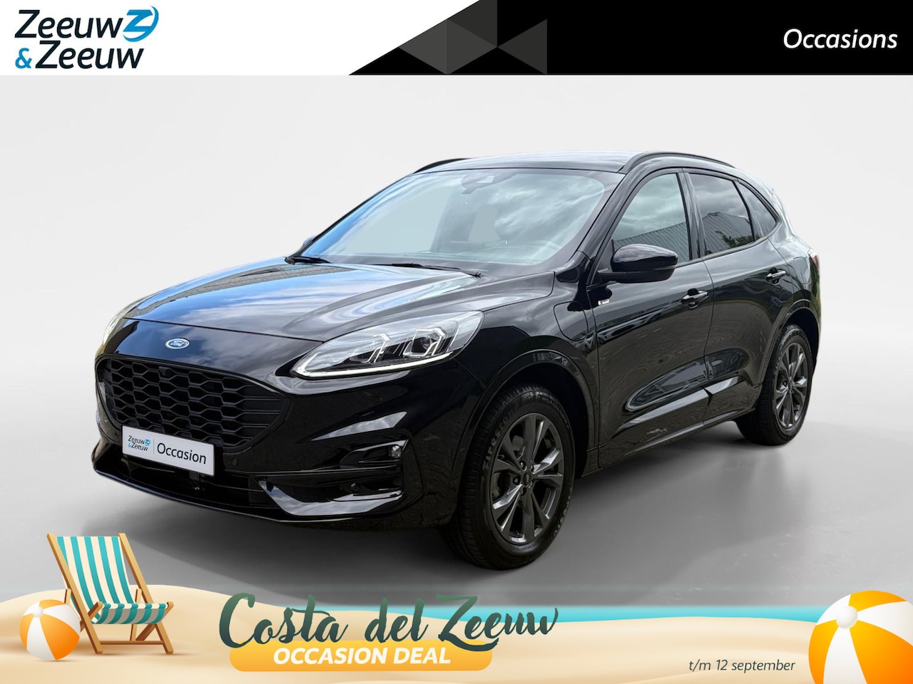 Ford Kuga - 2.5 PHEV ST-Line | Navigatie | Keyless Entry | Stoel/Stuur/Voorruitverwarming | Apple Carp - AutoWereld.nl