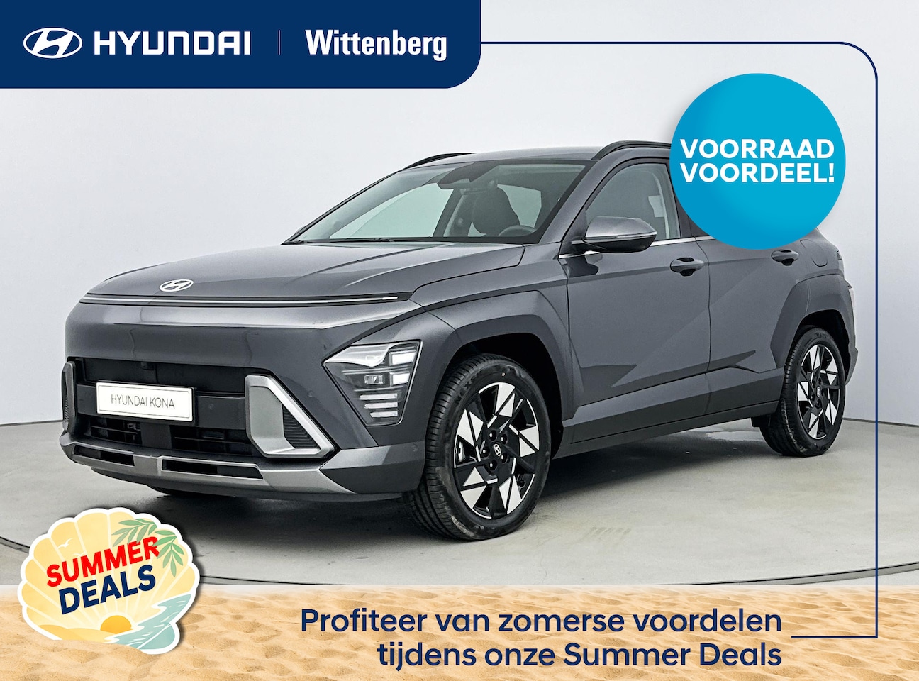 Hyundai Kona - 1.6 GDI HEV Premium Sky | Schuifdak | Nieuw | Snel leverbaar - AutoWereld.nl