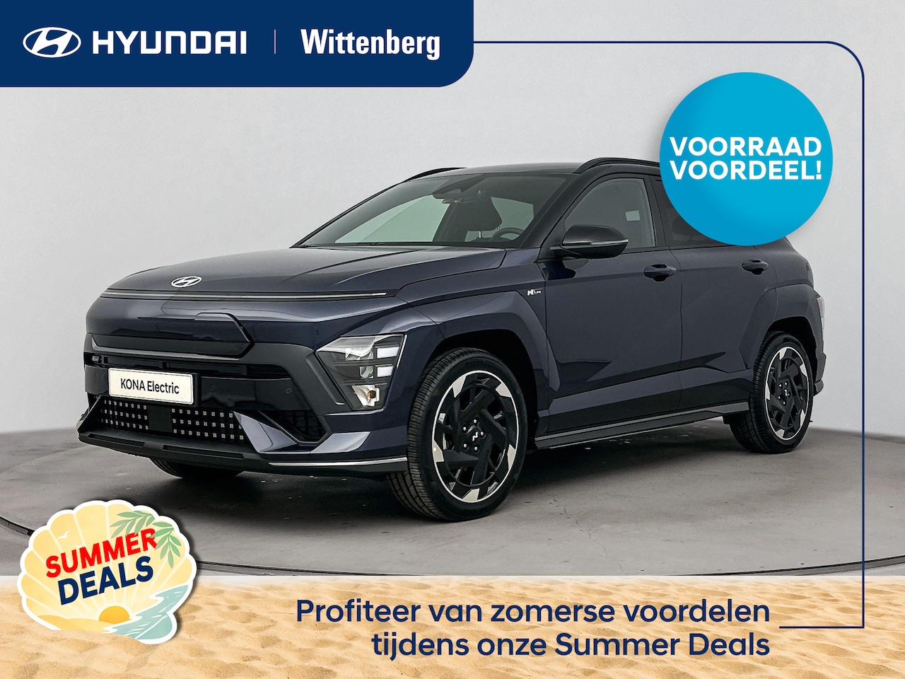 Hyundai Kona Electric - N Line Business 64.8 kWh | Nieuw | Snel leverbaar - AutoWereld.nl