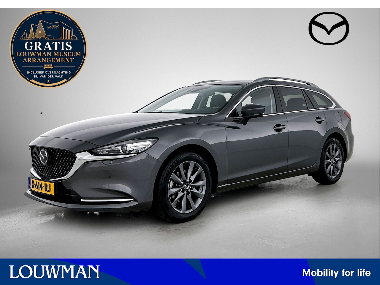 Mazda 6 Sportbreak - 2.0 SkyActiv-G 165 Centre-Line | 360 Camera | Navigatie | Dodehoekdetectie | Apple Carplay - AutoWereld.nl