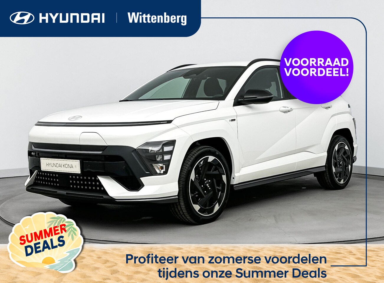 Hyundai Kona Electric - N Line Business 64.8 kWh | Nieuw | Snel leverbaar - AutoWereld.nl