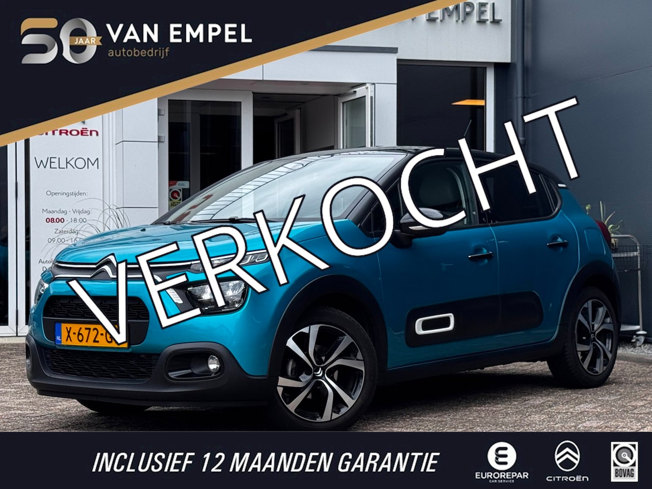 Citroën C3 - PT110 EAT6 Shine | Automaat | Camera | NL-Auto | Keyless | Climate Control - AutoWereld.nl