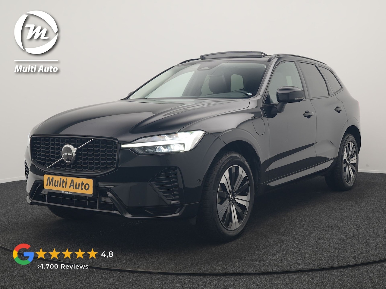 Volvo XC60 - T6 PHEV AWD Plus Dark 350pk Dealer O.H | Panodak | Adaptive Cruise | 360 Camera | Lederen - AutoWereld.nl