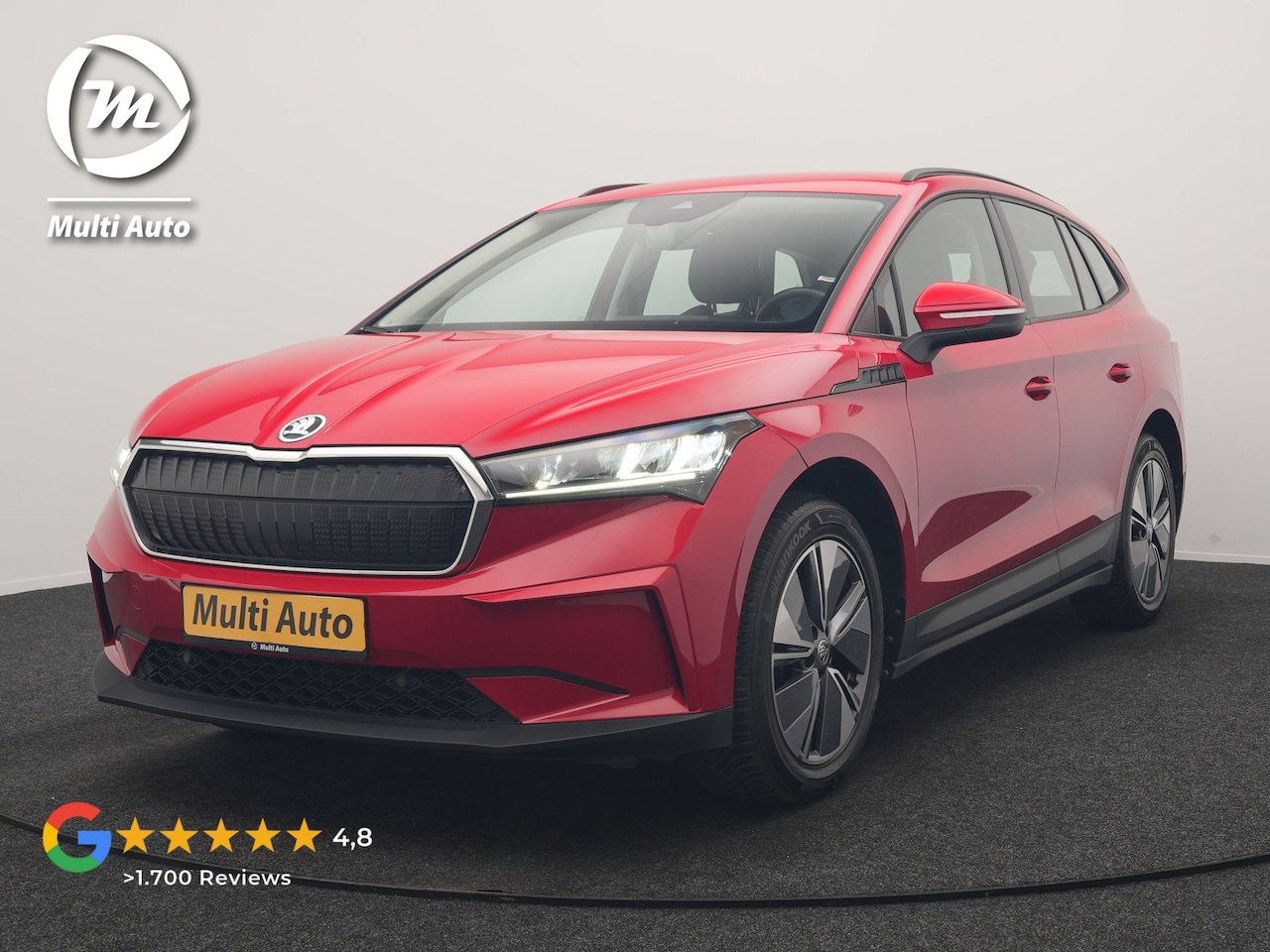 Skoda Enyaq iV - 50 Comfort 55 kWh 170pk Dealer O.H | Adaptive Cruise | Camera | Crystal LED | Apple Carpla - AutoWereld.nl