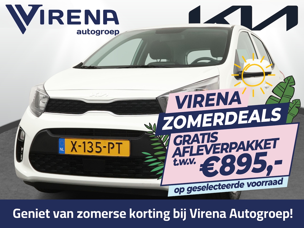 Kia Picanto - 1.0 DPi DynamicLine - Airco - Android/Apple Carplay - Cruise Control - Lichtmetalen Velgen - AutoWereld.nl