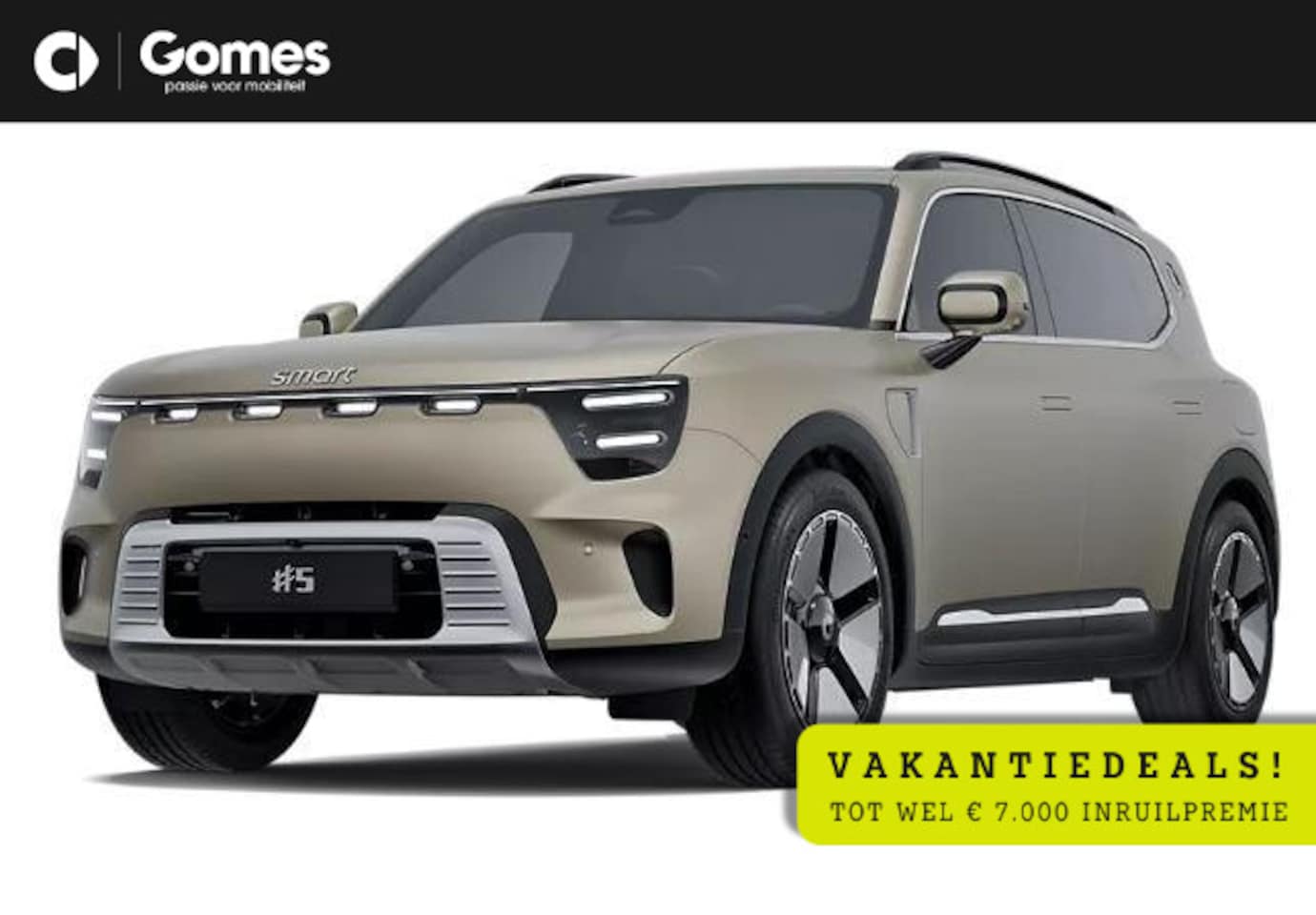 Smart #5 - Premium 100 kWh VAKANTIE DEALS! | Van € 58.840,- voor € 51.840,- | Panoramadak | Elektrisc - AutoWereld.nl