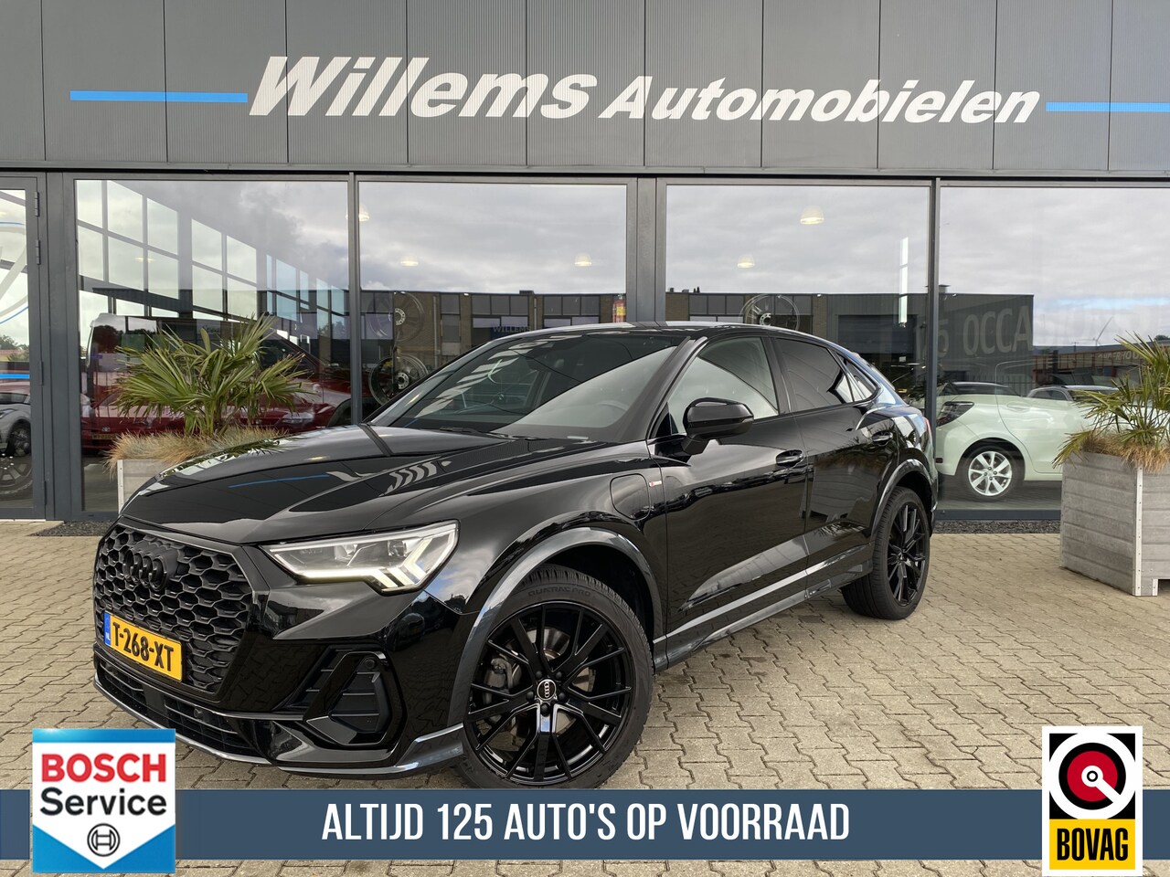 Audi Q3 Sportback - 45 TFSI e S Edition 45 TFSI e S-Line ACC Zwart Optiek Leder Stoelverwarming Trekhaak - AutoWereld.nl