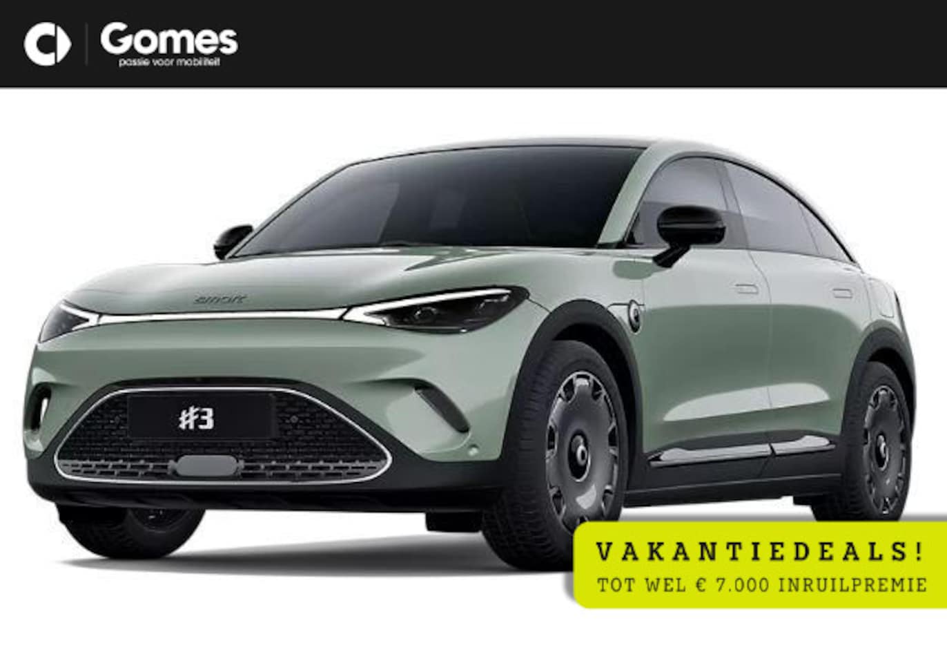 Smart #3 - Premium 66 kWh VAKANTIE DEALS! | Van € 43.175,- voor € 37.175,- | Panoramadak | Beats Soun - AutoWereld.nl