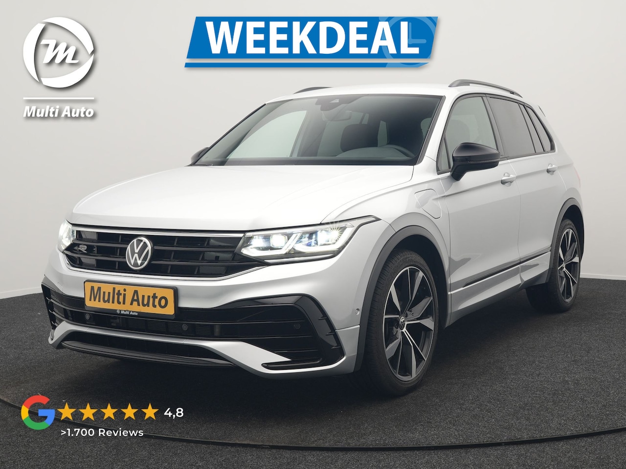 Volkswagen Tiguan - 1.4 TSI eHybrid R-Line PHEV 245pk Dealer O.H | Trekhaak Af Fabriek | Adaptive Cruise | IQ - AutoWereld.nl