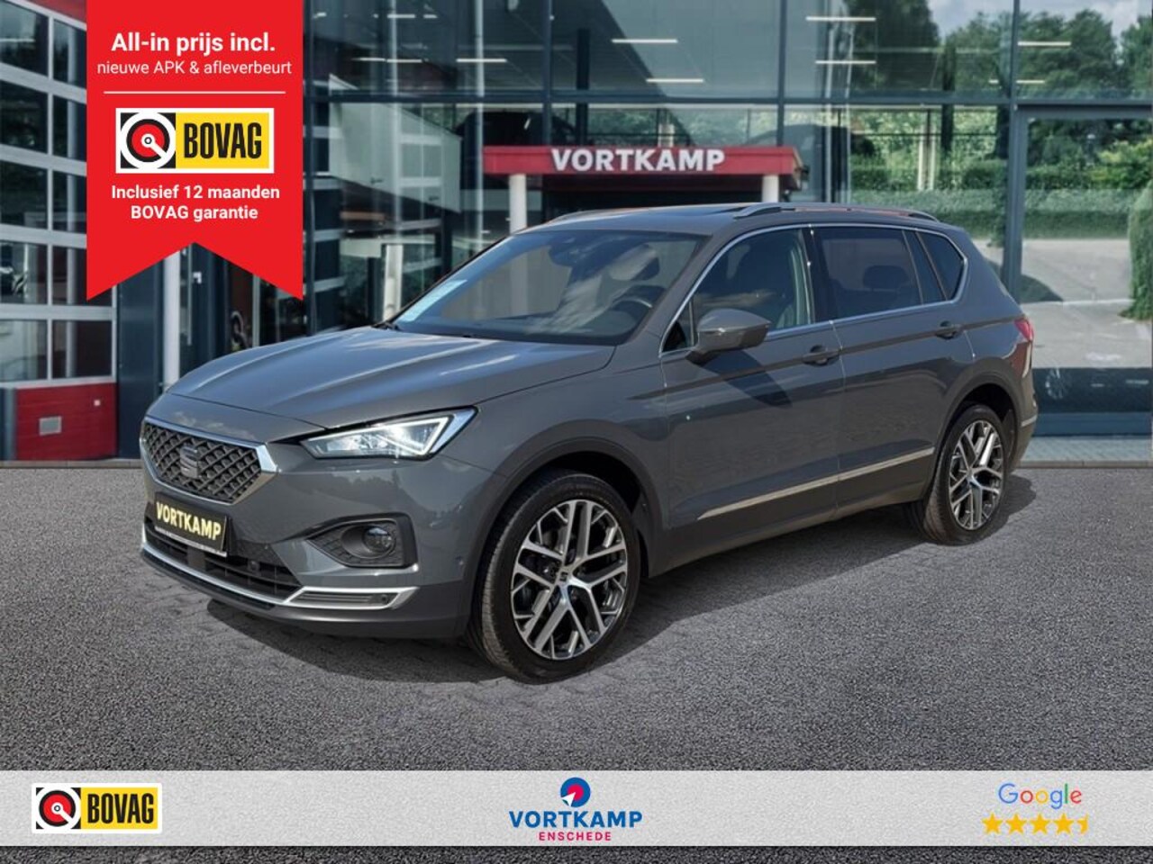 SEAT Tarraco - 2.0 TDI DSG XPERIENCE TREKHAAK/PANO-DAK/CAMERA/ELEK-KLEP/STOELVERW - AutoWereld.nl