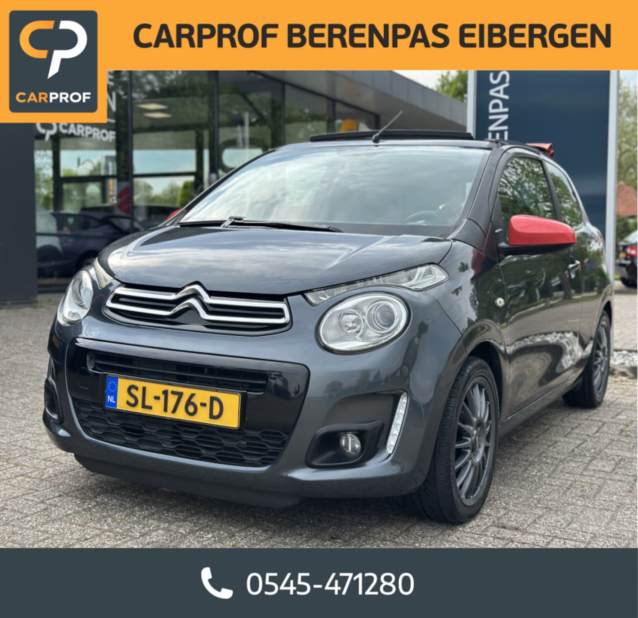 Citroën C1 - 1.0 e-VTi Airscape Shine '' Camera - Airco - Rooftop - Allseasonbanden '' - AutoWereld.nl