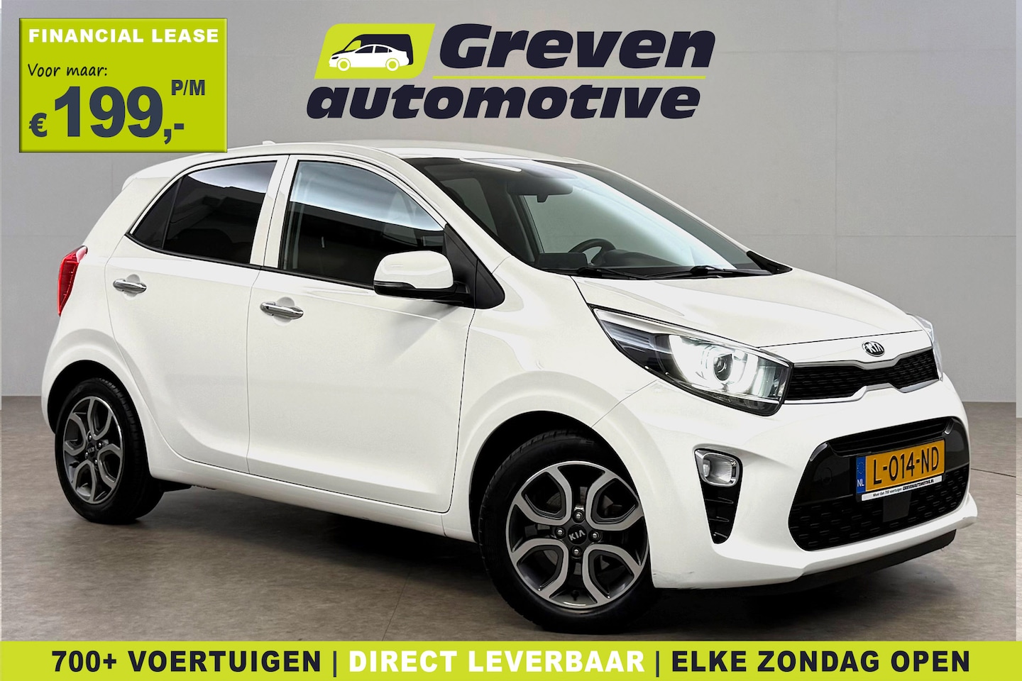 Kia Picanto - 1.0 DPi DynamicPlusLine | Camera | Carplay | Cruise | Clima | Navi | Keyless | Parkeersens - AutoWereld.nl