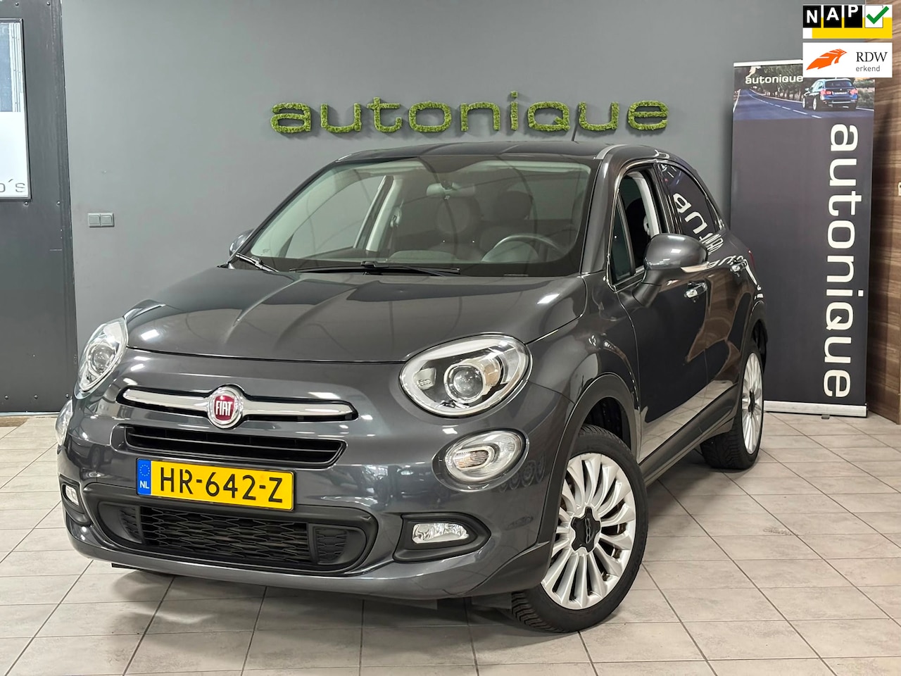 Fiat 500 X - 1.4 Turbo MultiAir Lounge automaat navi/tr.haak/NAP - AutoWereld.nl