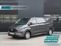 Ford Transit Custom - 320 2.0 TDCI L2H1 Trend 170pk AWD 4x4 INCLUSIEF BPM - 2x Schuif - 1+1 Stoel - Trekhaak - S