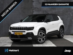 Jeep Avenger - Summit 54 kWh 156pk Automaat ADAPT. CC | CAMERA | 18''LM | DODE HOEK | STOELVERW. | DAB