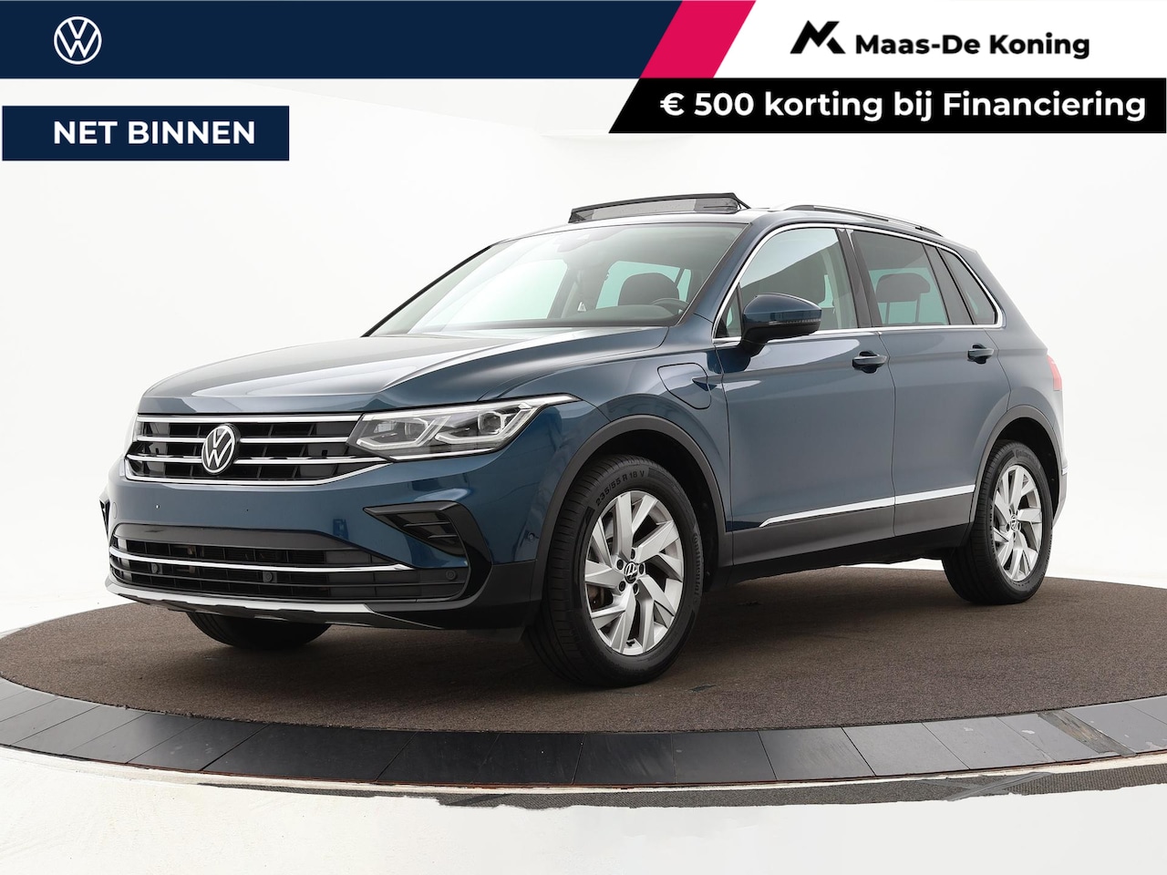 Volkswagen Tiguan - 1.4 TSI 245pk eHybrid Elegance · Panoramadak · Camera · Apple/Android Car Play · Navigatie - AutoWereld.nl