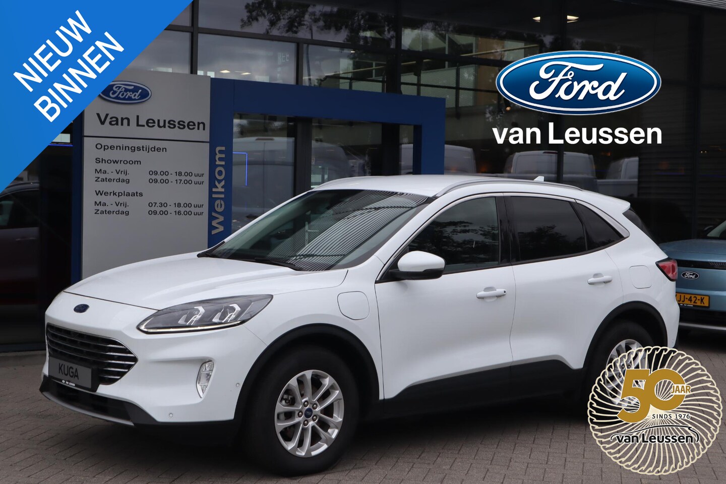 Ford Kuga - 2.5 PHEV TITANIUM-X B&O-AUDIO AD-CRUISE CLIMA BLIND-SPOT WINTERPACK EL-ACHTERKLEP - AutoWereld.nl