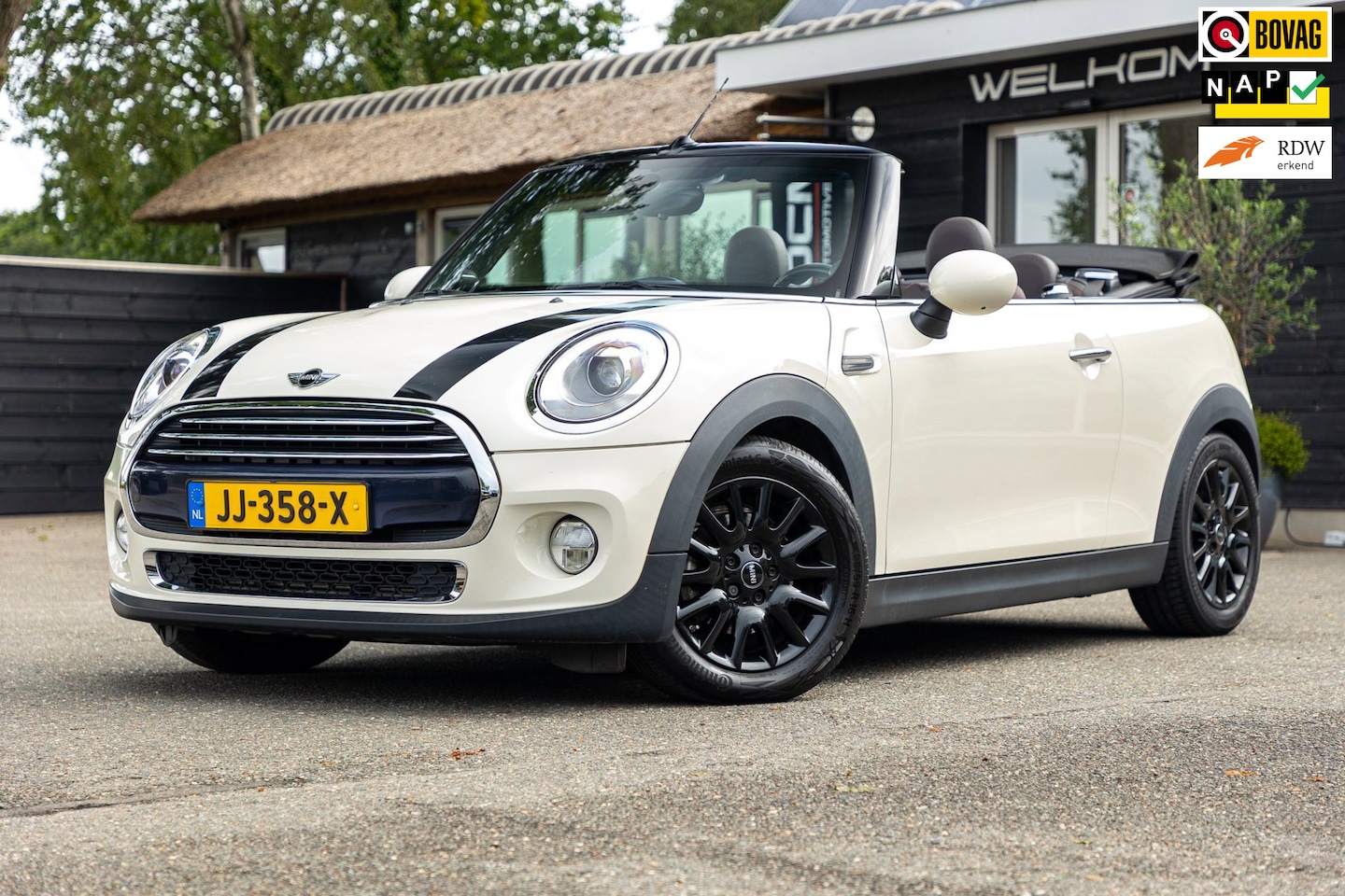 MINI Cabrio - 1.5 Cooper Pepper Business Automaat I Leder I Harman Kardon I Camera I Navigatie I Stoelve - AutoWereld.nl