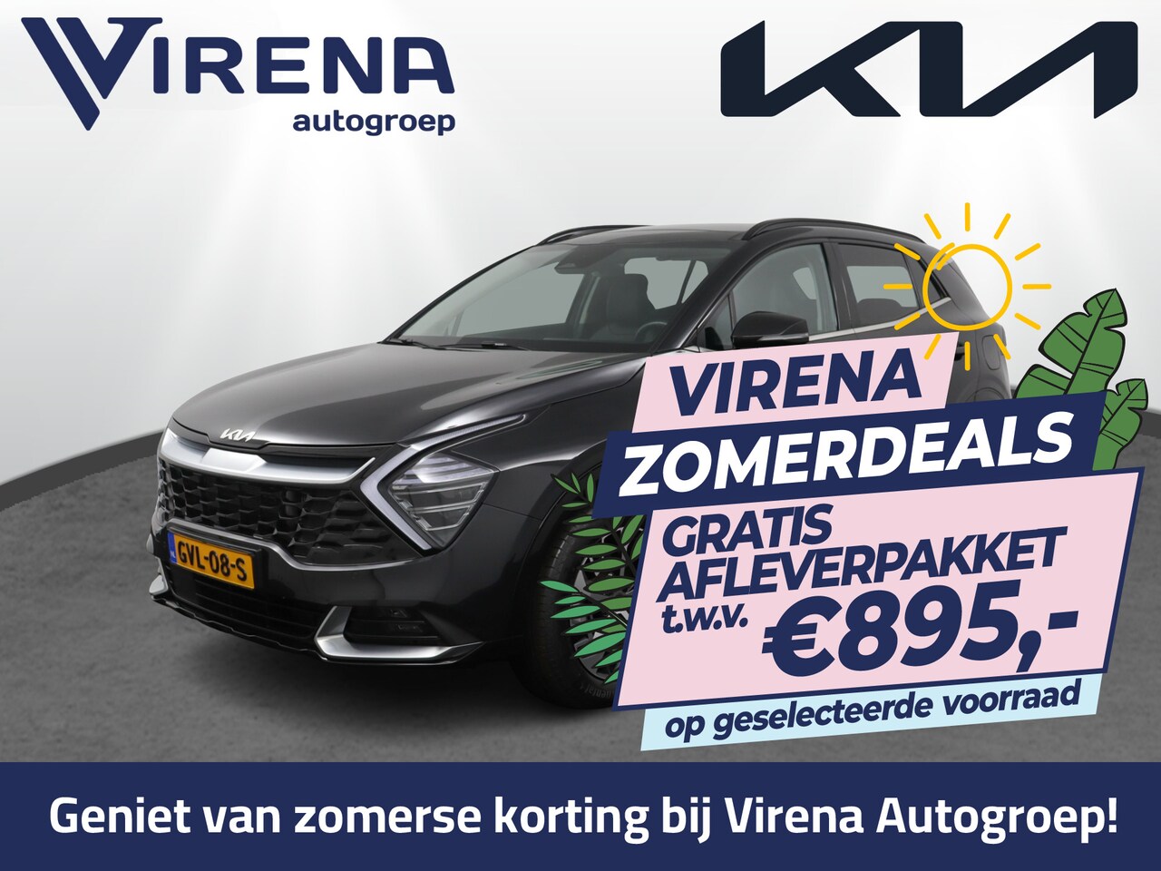 Kia Sportage - 1.6 T-GDi Hybrid DynamicPlusLine - Adaptief Cruise Control - Navigatie - Climate Control - - AutoWereld.nl