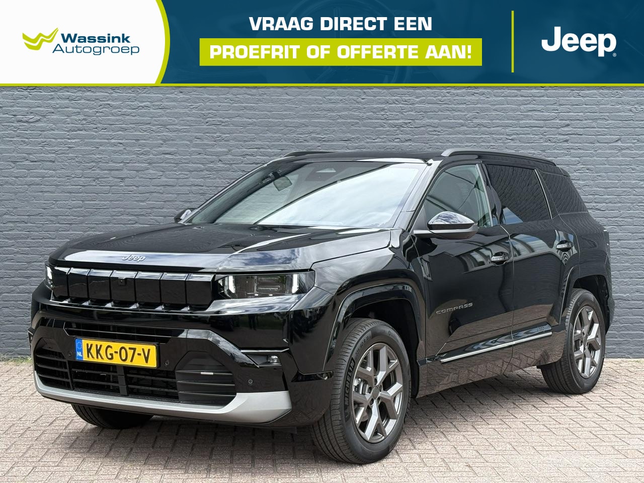Jeep Compass - 1.2 e-Hybrid Summit Adaptive Cruise Control | Schuif/Kanteldak | Elektrisch Verstelbare St - AutoWereld.nl