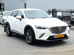 Mazda CX-3 - 2.0 SkyActiv-G 120 GT-M Wit Metallic, Navi, Camera, Leer, StoelVerw, 18"LMV, Haak 1200kg