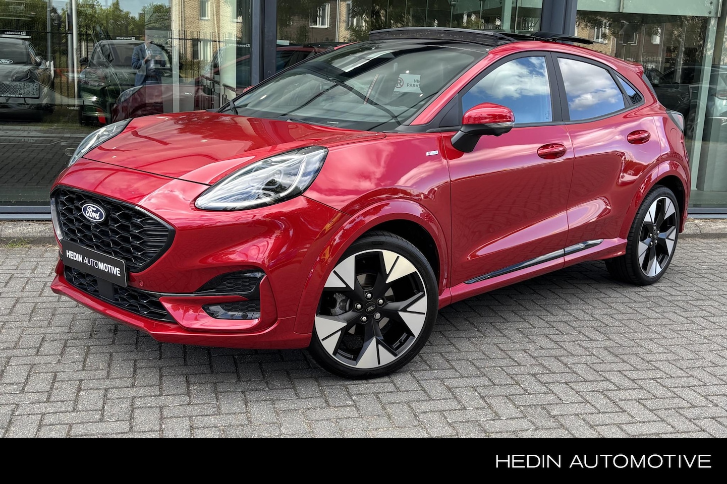 Ford Puma - 1.0 EcoBoost Hybrid ST-Line X Ford Puma | st line X pama dak - AutoWereld.nl