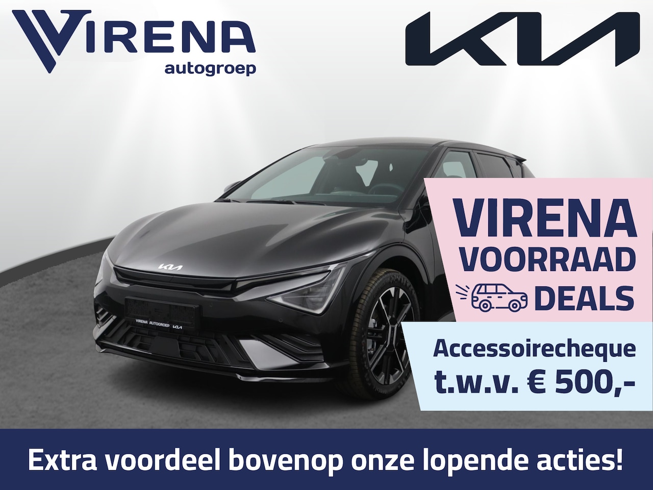 Kia EV6 - GT-Line Business Edition 84 kWh - Stoel-/stuurverwarming - Apple CarPlay/Android Auto - Na - AutoWereld.nl