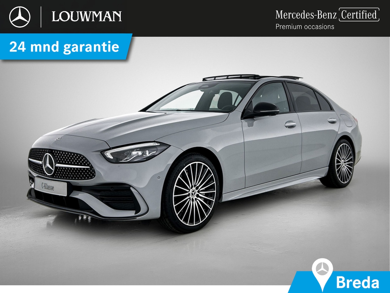 Mercedes-Benz C-klasse - 300 e Business Solution AMG | Trekhaak | Nightpakket | Middenconsole metaalstructuur | Com - AutoWereld.nl