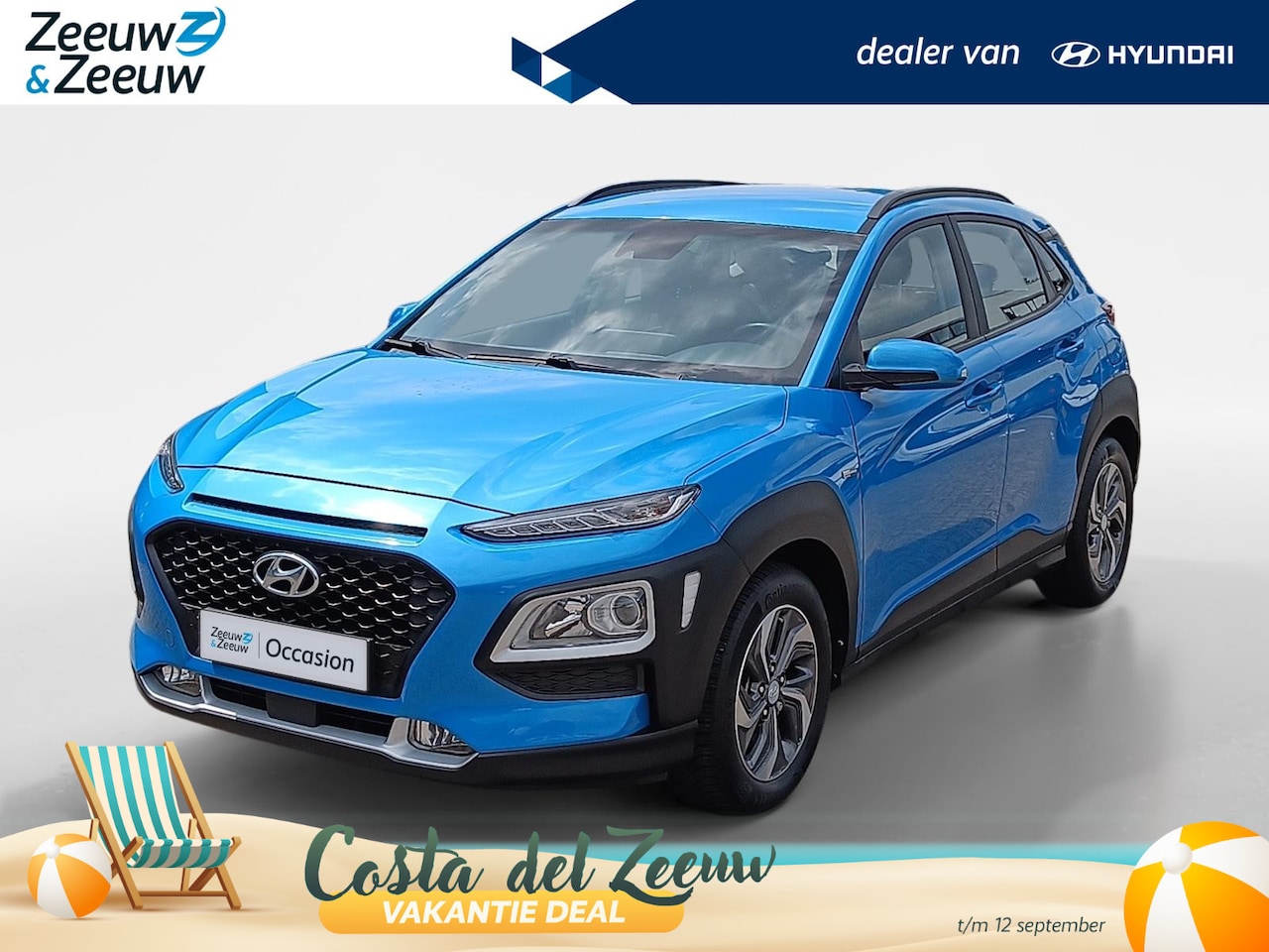 Hyundai Kona - 1.6 GDI HEV Comfort | Apple Carplay/Android Auto | Cruise control adaptief met Stop&Go | A - AutoWereld.nl
