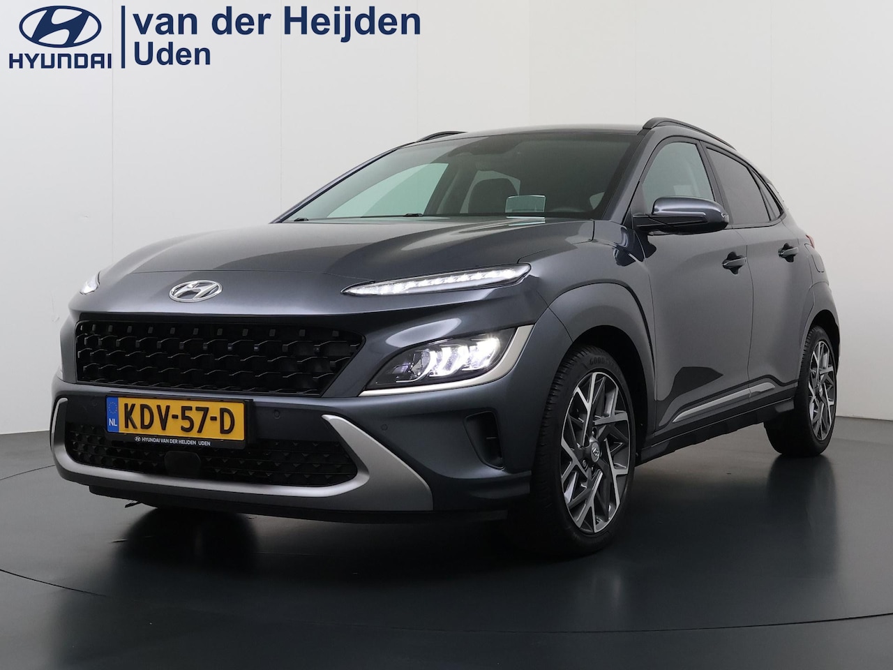 Hyundai Kona - 1.6 GDI HEV Premium Leder Interieur | Navigatie | Apple Car Play & Android Auto - AutoWereld.nl