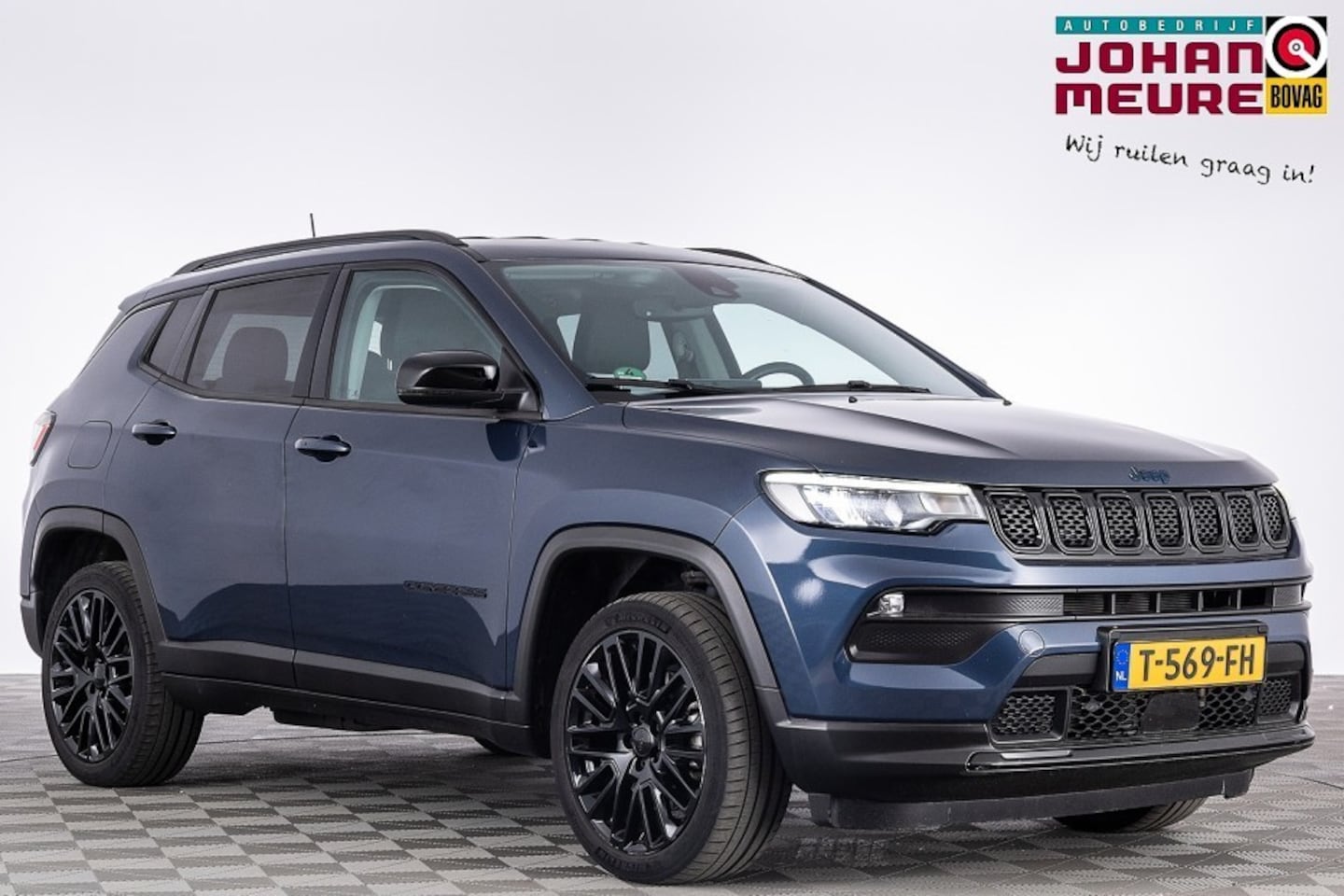 Jeep Compass - 4xe 190 Plug-in Hybrid Electric Night Eagle | CARPLAY | LED | VELGEN - AutoWereld.nl