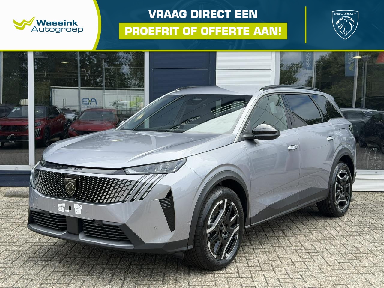 Peugeot e-5008 - Allure Long Range 97 kWh 7p Stoelverwarming | Stuurverwarming | Navigatie | Cruise Control - AutoWereld.nl